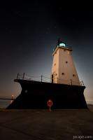 Ludington North Breakwater Lighthouse at Night