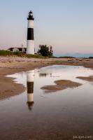 Big Sable Point Light Reflected
