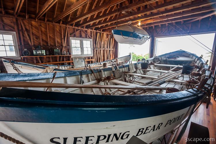 Boats at Sleeping Bear Point Life-Saving Station