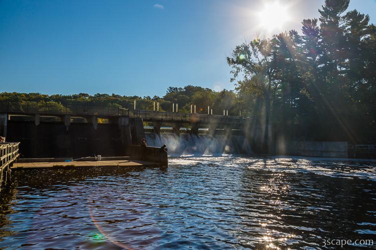 Hamlin Lake Dam Photograph by Adam Romanowicz