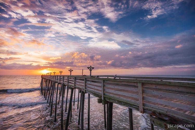 OBX Sunrise Photograph by Adam Romanowicz