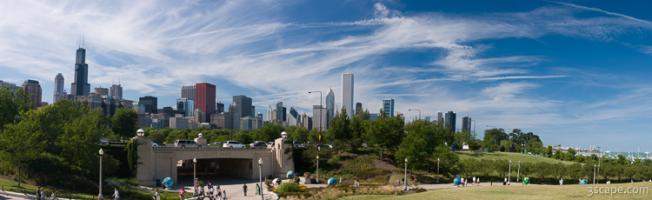 Chicago Grant Park Panoramic