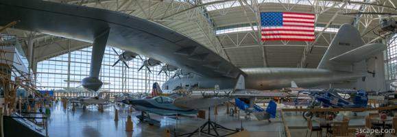 HK-1 (H-4) Spruce Goose The Hughes Flying Boat Panorama