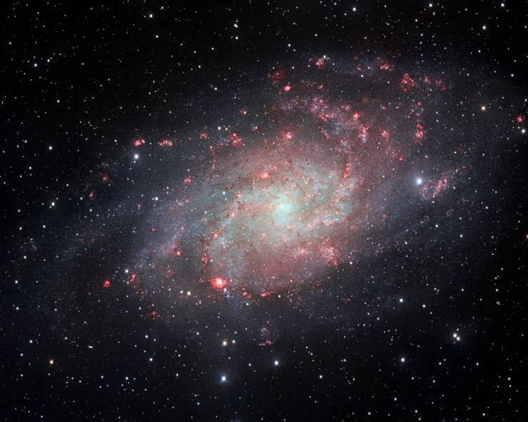 Very Detailed View of the Triangulum Galaxy