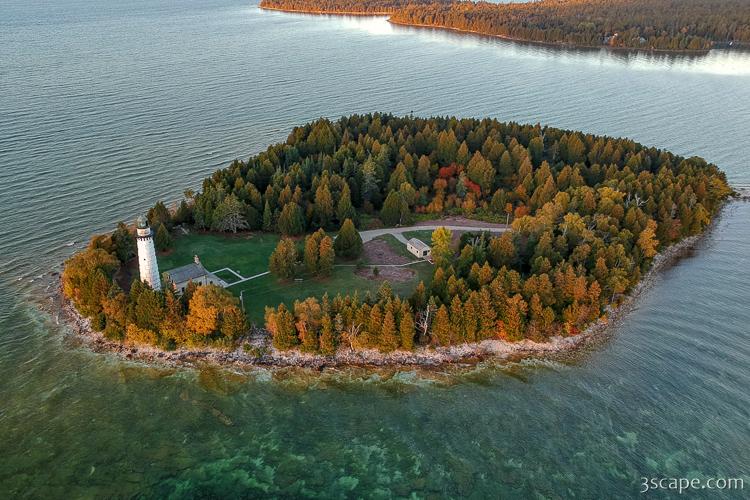 Cana Island Aerial Photograph by Adam Romanowicz