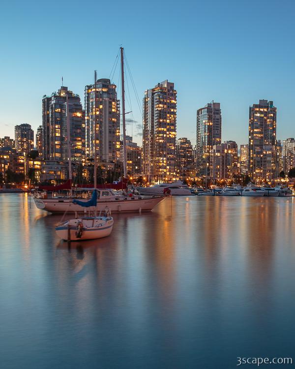 Dusk Over Vancouver Waterfront