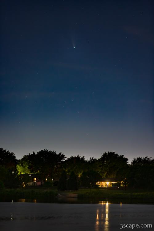 Comet NEOWISE over DuPage County