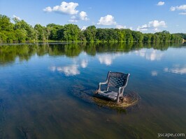 Mysterious Chair in the Fox River
