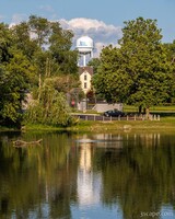 South Elgin Water Tower Reflection
