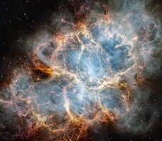 Crab Nebula NIRCam and MIRI JWST