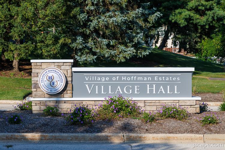 Hoffman Estates Village Hall Sign