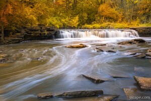 Waterfall Glen Autumn Colors