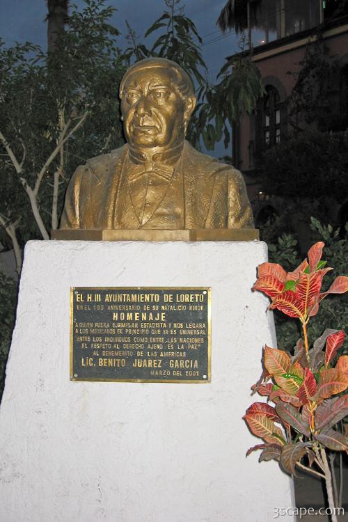 Sculpture for Benito Juarez Garcia