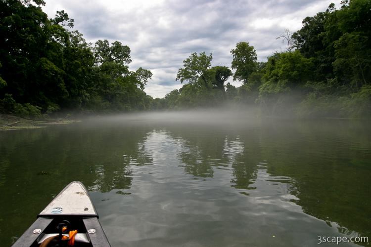 Fog on the Eleven Point River