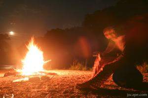 Campfire and Falke
