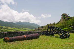 Canons at Brimstone Hill Fortress