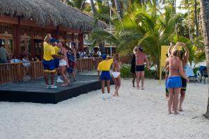 The resort offered many activities during the day, like Marenge lessons