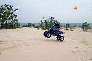 Motorbiking the dunes