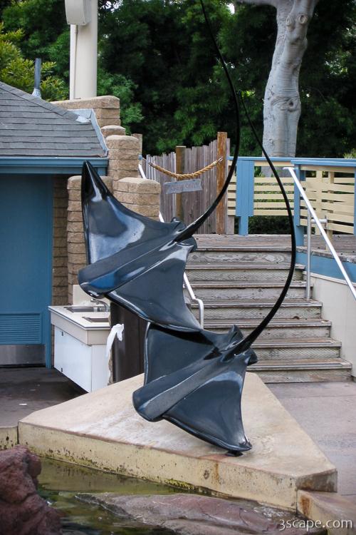 Stingray sculpture