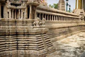 Close-up of Angkor Wat model