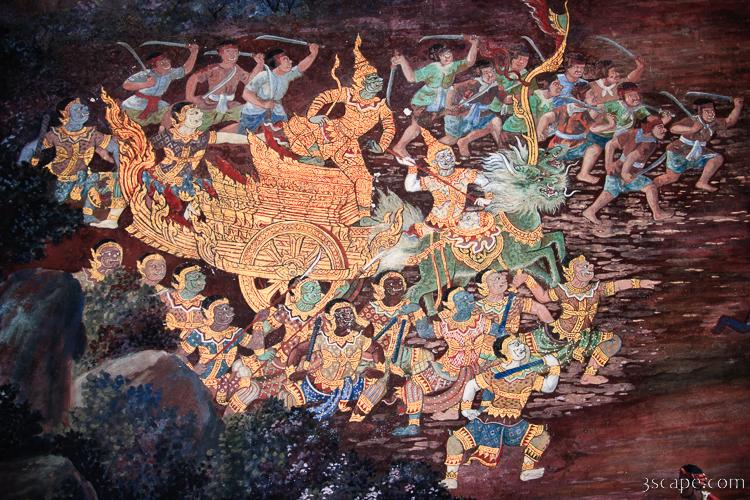 Ancient fresco - Ramakien Gallery