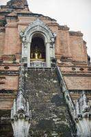 Naga staircase at Wat Chedi Luang