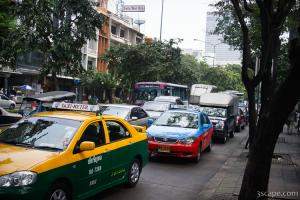 Typical Bangkok traffic