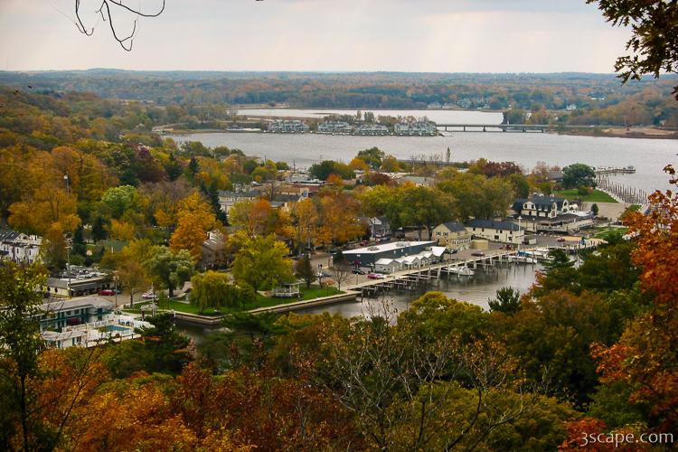 View of Lake Kalamazoo from Mount Baldhead Photograph by Adam Romanowicz
