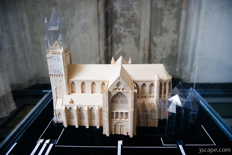 Model of the Cathedral showing different stages of additions