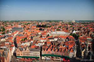 View of Brugge from the belfry