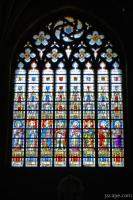 Huge stained glass windows