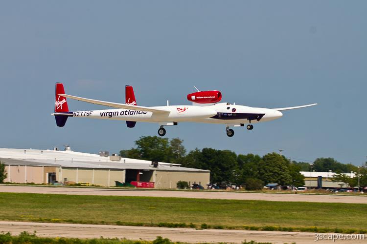 Virgin Atlantic Global Flyer taking off
