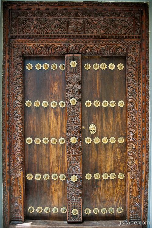 Ornate Hindu Style Door