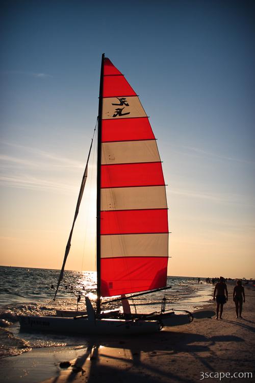 Sailboat at Siesta Key