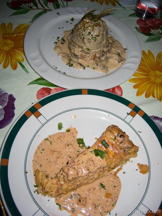 Shrimp and Alligator Sausage Cheesecake Photograph by Adam Romanowicz