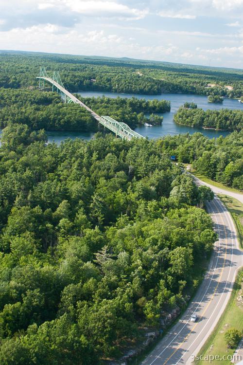 Bridge over the St. Lawrence River near 1000 Islands