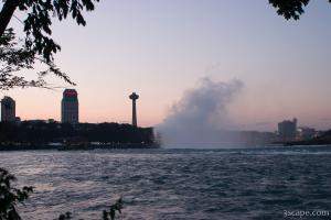 Dusk over Niagara Falls