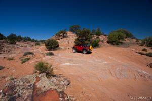 Jeep Rubicon on Top of the World 4x4 trail