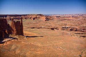 Rock pillars in Canyonlands National Park