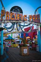 Pacific Park amusement park at Santa Monica Pier