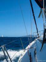 Sailing from Copper Island to Virgin Gorda