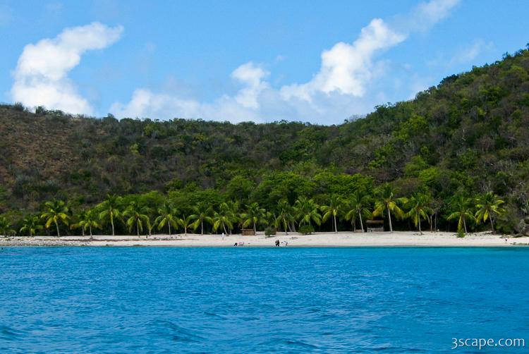 Beach on Mosquito Island Photograph by Adam Romanowicz
