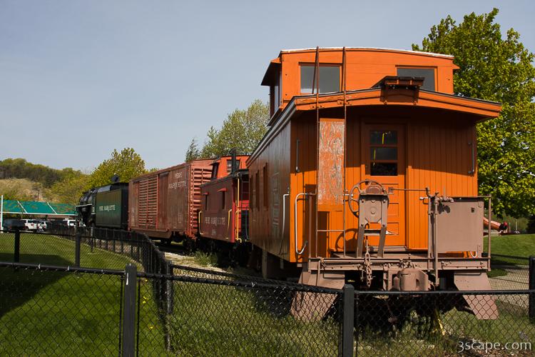 Old Pere Marquette Railroad Co. train