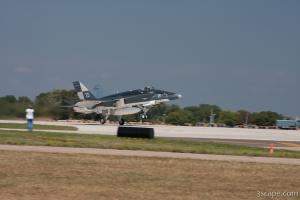 F/A-18 Super Hornet in 100th Anniversary paint scheme