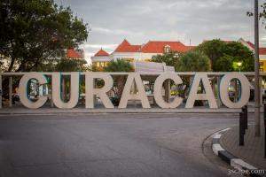 Curacao sign in Willemstad