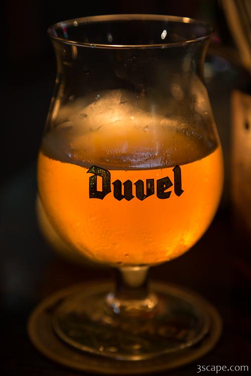 Cold Glass of Duvel Beer