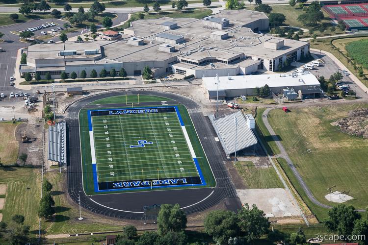 Lake Park High School West Campus Photograph Fine Art Prints by Adam