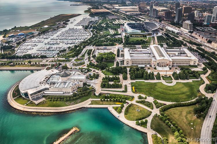 Shedd Aquarium and Field Museum Photograph - Fine Art 