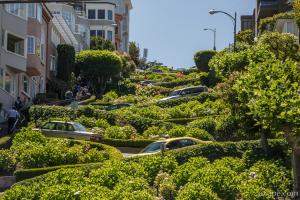 The Crookedest Street - Lombard Street