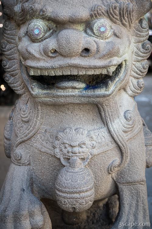 Guardian Lion Chinatown Photograph by Adam Romanowicz